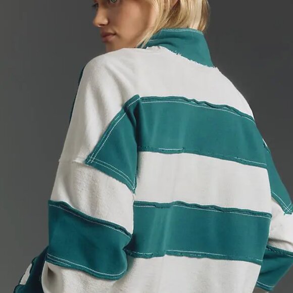 Anthropologie The Kamrie Pieced Popover Top by Pilcro Size S NWT - Picture 2 of 4